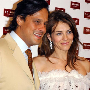 Elizabeth Hurley Arun Nayar