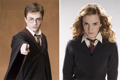 Harry Potter and Hermione Granger