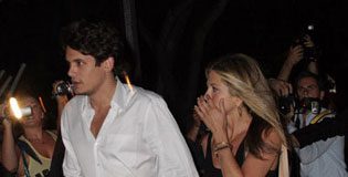 Jennifer Aniston and John Mayer in Warmness-On Mode Again