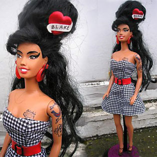 Amy Winehouse as a Barbie Doll