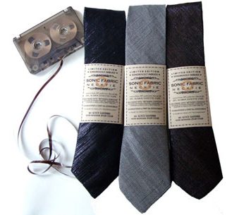 Sonic Fabric Introduces Cassette Tape Neckties