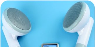 Your iPod Gets Louder with the Earbud Speakers