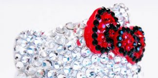 Hello Kitty MP3 Player Done Over in Swarovski Crystals
