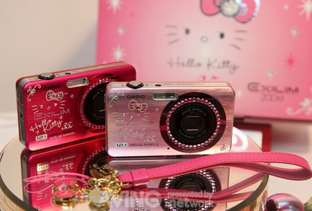 Hello Kitty and Casio's Digital Cameras