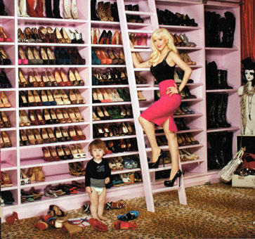 A big shoes collection