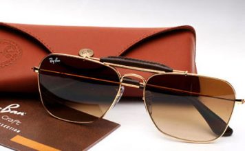 Leather Outdoorsman Aviator Sunglasses by Ray-Ban, Must-Have of the Season
