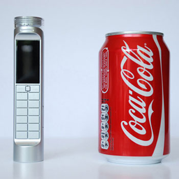 Cell Phone runs on Coca-Cola