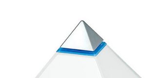 Pyramid-Shaped Clock