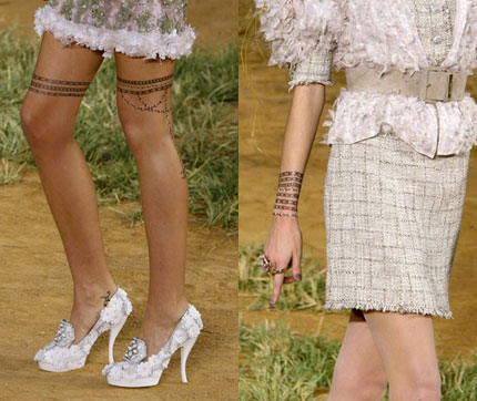 Temporary Tattoo by Chanel