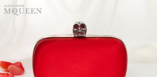 Valentine's Skull Clutch from Alexander McQueen