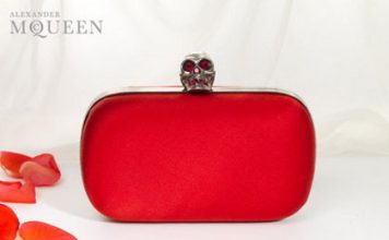 Valentine's Skull Clutch from Alexander McQueen
