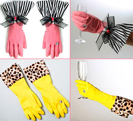 Bow Rubber Gloves