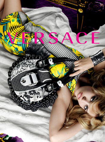 Georgia Jagger 2010 Versace Ad Campaign