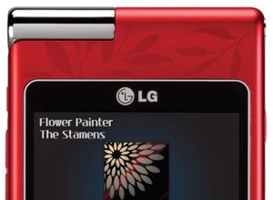 LG Lotus Elite Cool and Flashy Red