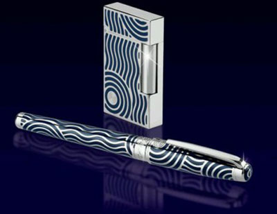 S.T. Dupont Neptune Pen and Lighter