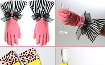 Bow Rubber Gloves, Stylish or Bad Taste?