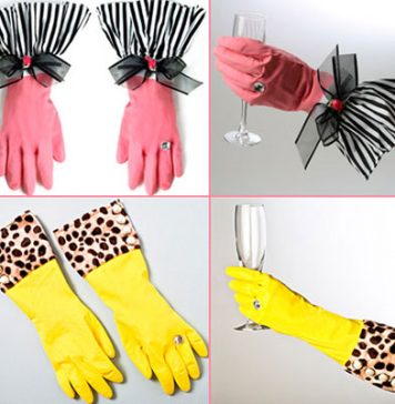 Bow Rubber Gloves, Stylish or Bad Taste?