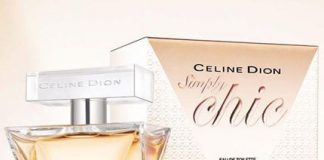 Celine Dion Released New Fragrance Simply Chic