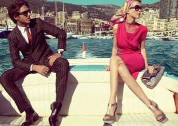 Claudia Schiffer in the S/S 2010 Salvatore Ferragamo Campaign