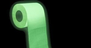 Glow in the Dark Loo Roll Shows the Way