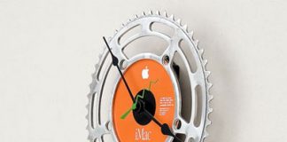 Recycled iMac Restore Disk Clock – Quaint and Cool