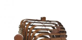 Stella McCartney Accordion Clutch Bag