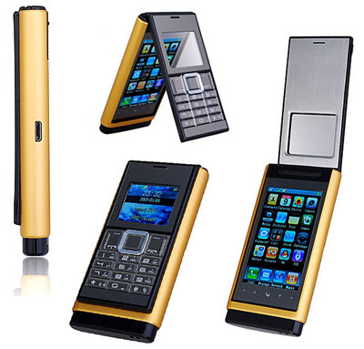 Chinese Handset With Touchscreen in Gold