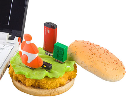 Chicken Burger USB Hub