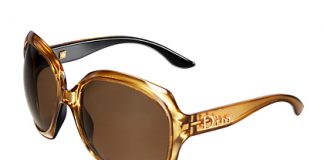 New Dior Glossy Gold Sunglasses for This Year