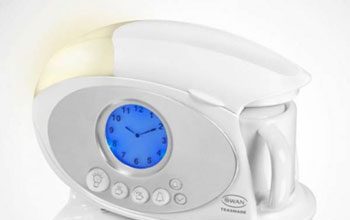 Teasmade, Alarm Clock and Morning Tea Gadget