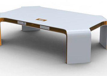 Integrated Technology Coffee Table for Your Coffee and Your Gadgets
