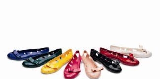 Stylish Plastic Ballet Flats BowWow from Moschino