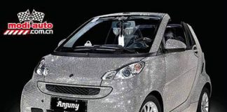 Anjuny Has a Car out for Swarovski Crystals Admirers