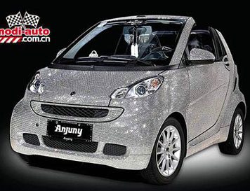 Anjuny Has a Car out for Swarovski Crystals Admirers