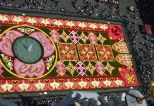 800k Begonia Carpet Brightens up Brussels