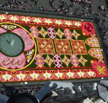 800k Begonia Carpet Brightens up Brussels