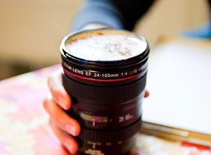 The Camera Lens Coffee Mug Can Be Taken for a Real Lens