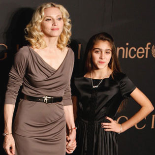 Madonna and her daughter Lourdes