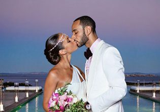 Alicia Keys Pregnant at the Wedding