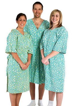 Diane Von Furstenberg stylish hospital gowns