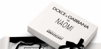 Naomi Campbell Celebrates Her Anniversary with Dolce & Gabbana