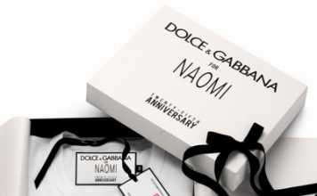 Naomi Campbell Celebrates Her Anniversary with Dolce & Gabbana