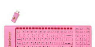 Juicy Couture Comes up with a Pink Flexible Keyboard