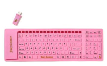 Juicy Couture Comes up with a Pink Flexible Keyboard