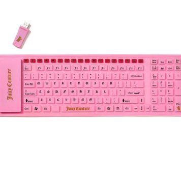 Juicy Couture Comes up with a Pink Flexible Keyboard