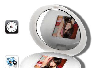 Pocket Digital Photo Frame, Mirror Included