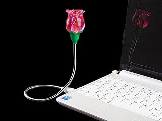 Rose Glows the Night with the Rose USB Lamp