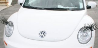 Make Your Car Look Cuter with Eyelashes and Eyeliner