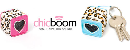 Chicboom keychain speakers