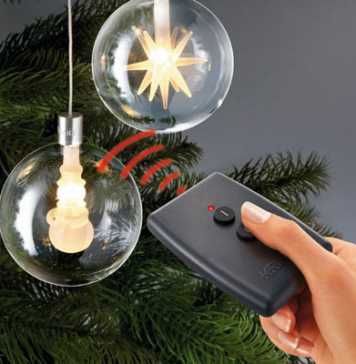 Remote-Controlled LED Decorations for Christmas Trees